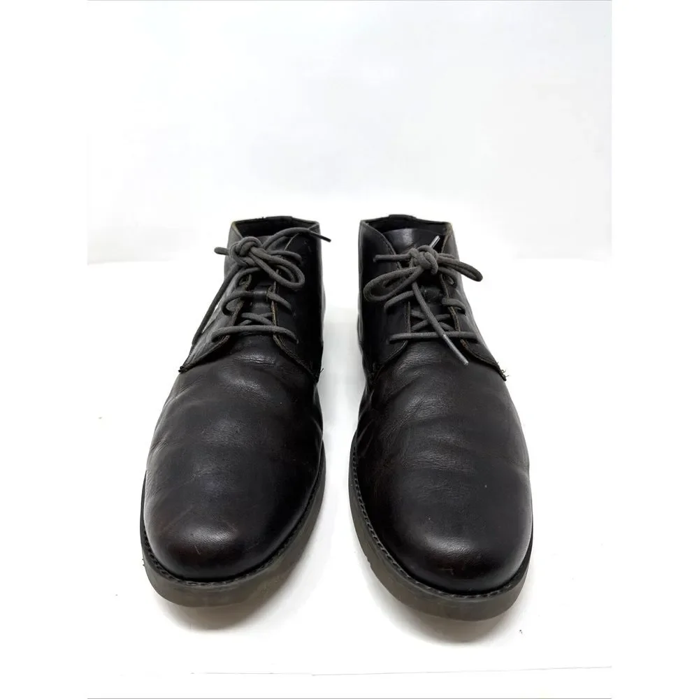 Timberland Yorkdale A24AZ Dark Brown‎ Leather Chukka Boots Mens US 11